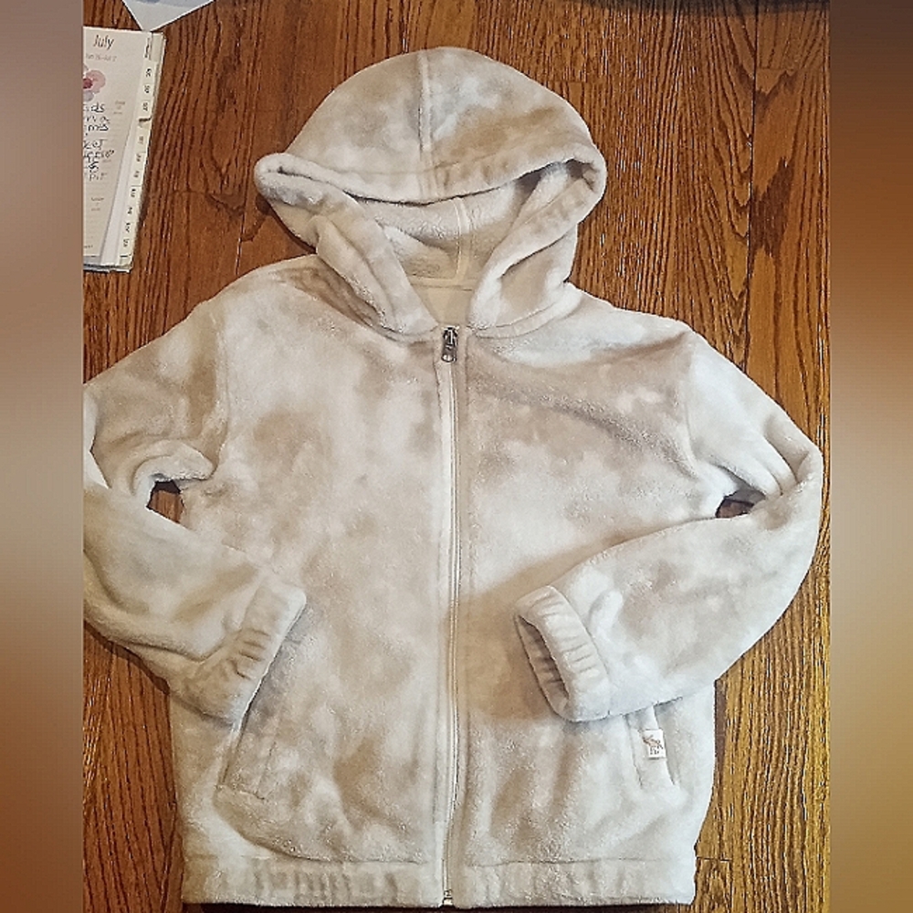Abercrombie Kids girls fleece zip hooded jacket